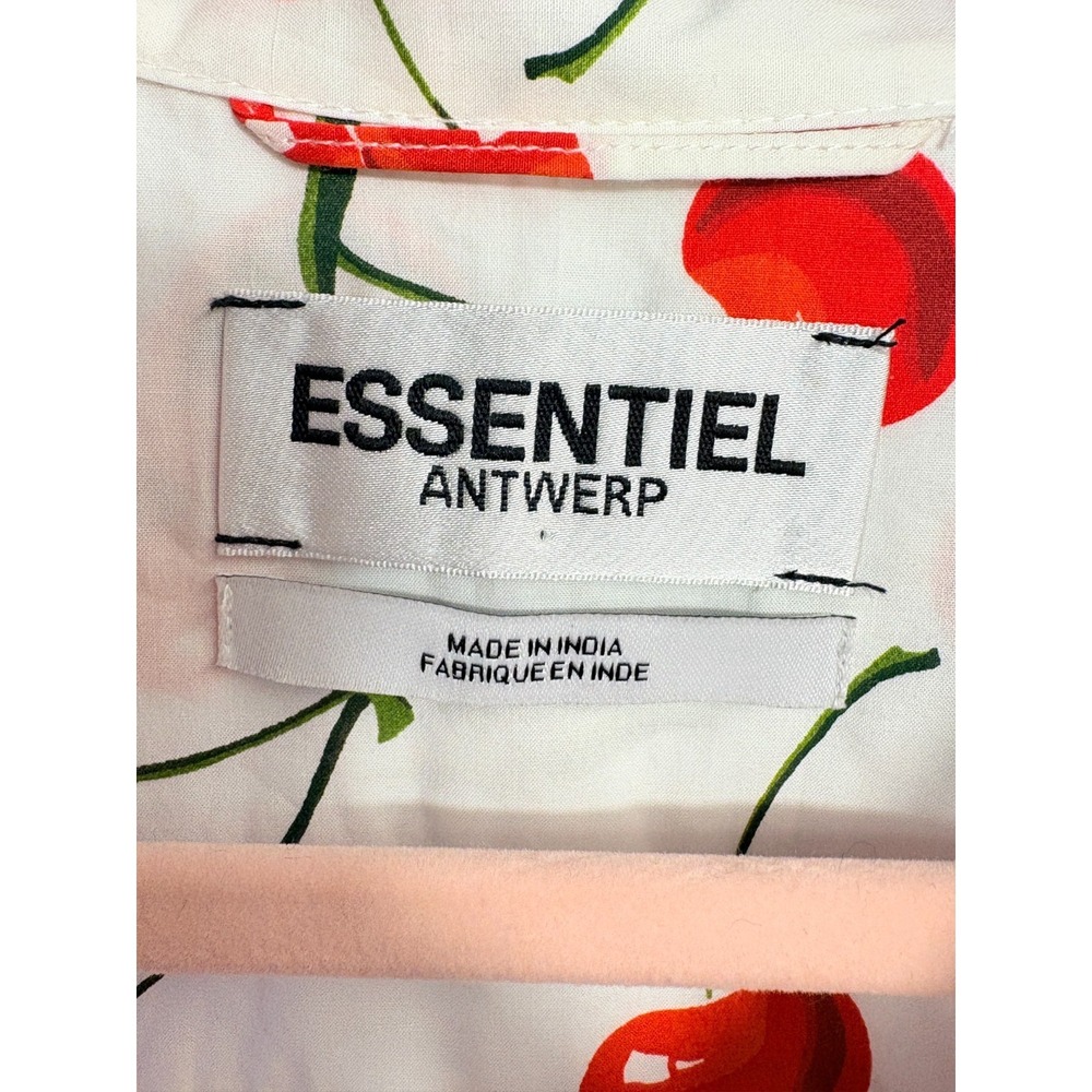 Essentiel Antwerp Spring Hingy Sequin Embellished Cherries Button Maxi Dress 12 - Picture 5 of 16